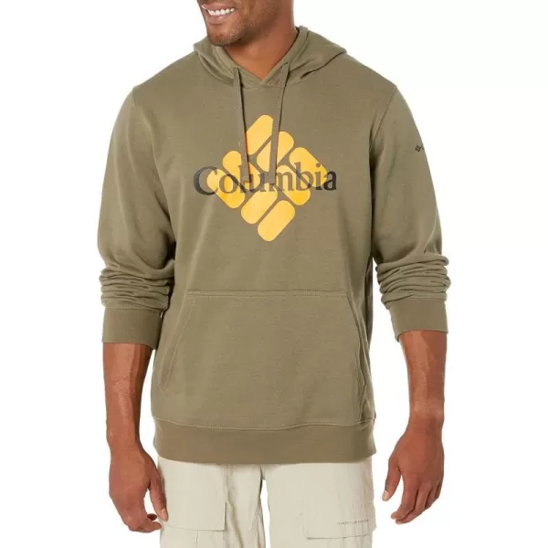 imageColumbia Mens Trek HoodieStone GreenCentered Gem Logo