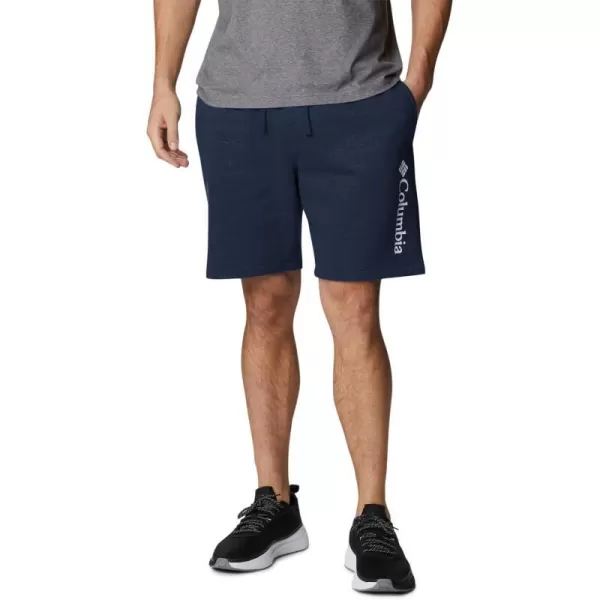 imageColumbia Mens Trek ShortCollegiate NavyWhite Vertical Logo