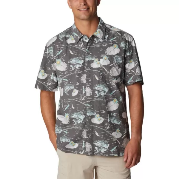 imageColumbia Mens Trollers Best Short Sleeve ShirtCity Grey Bassman