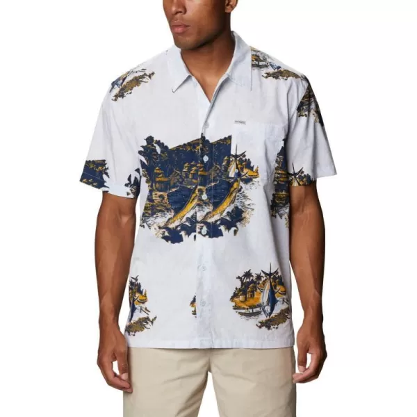 imageColumbia Mens Trollers Best Short Sleeve ShirtDaydream Sailfish Village Print