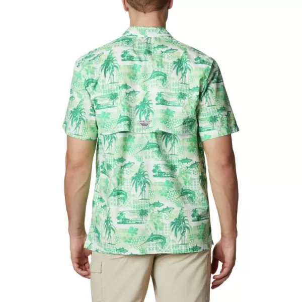 imageColumbia Mens Trollers Best Short Sleeve ShirtKey West Polynesian Print