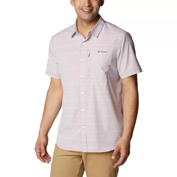 imageColumbia Mens Twisted Creek Iii Short SleeveRed Onion Wave Crest Stripe
