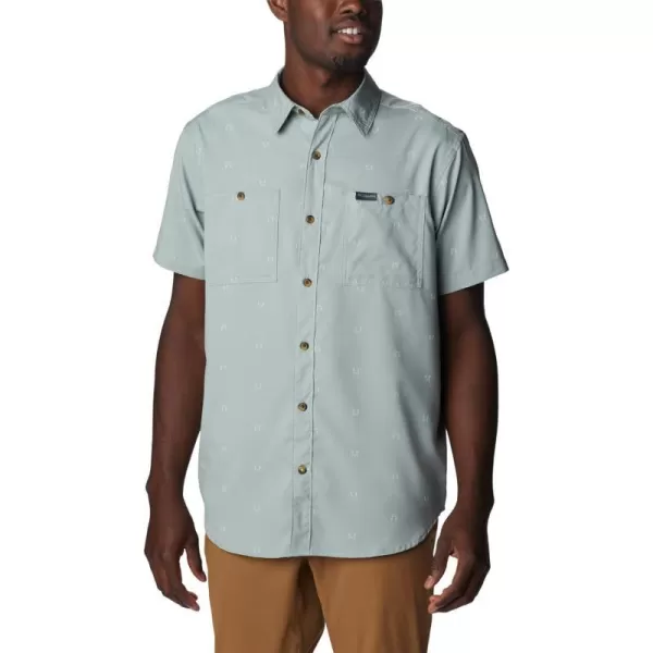 imageColumbia Mens Utilizer Printed Woven Short SleeveNiagara Hammocked