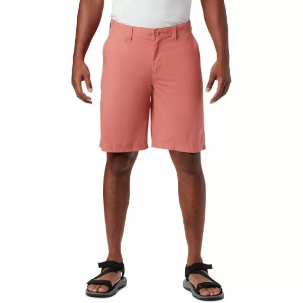 imageColumbia Mens Washed Out Short Cotton Classic FitDark Coral