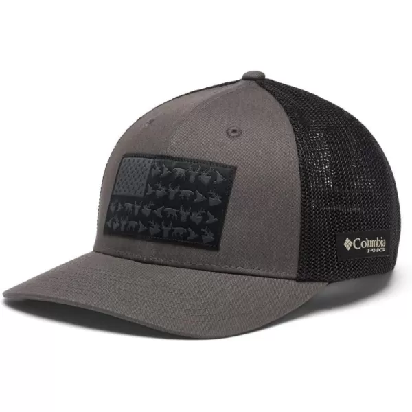 imageColumbia PHG Game Flag Mesh Ball CapGrillBlack