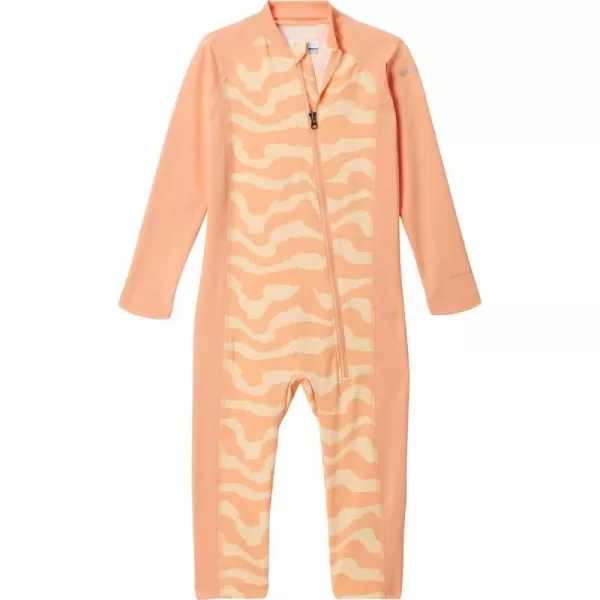 imageColumbia Unisex Baby Sandy Shores Ii SunsuitSunsuitSunkissed WavyApricot Fizz
