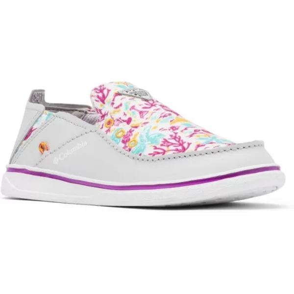 imageColumbia UnisexChild Bahama PFG Boat ShoeGrey IceBright Plum