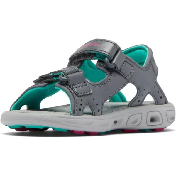 imageColumbia UnisexChild Techsun Vent Sandal SportGraphiteHaute Pink