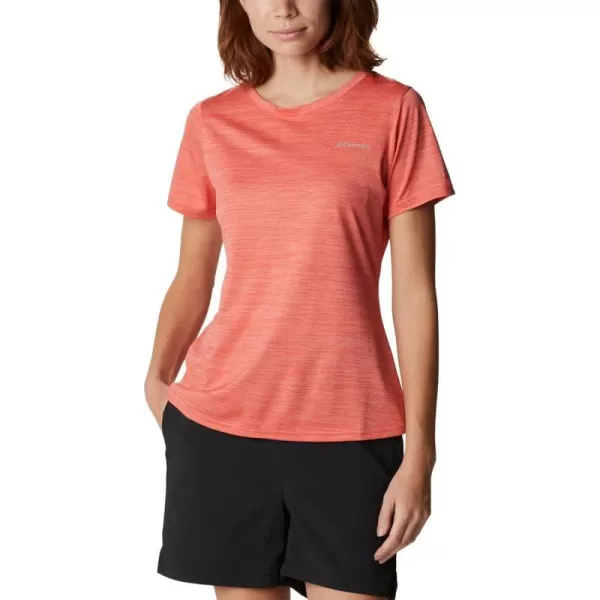 imageColumbia Womens Alpine Chill Zero Short Sleeve TeeRed Hibiscus Heather