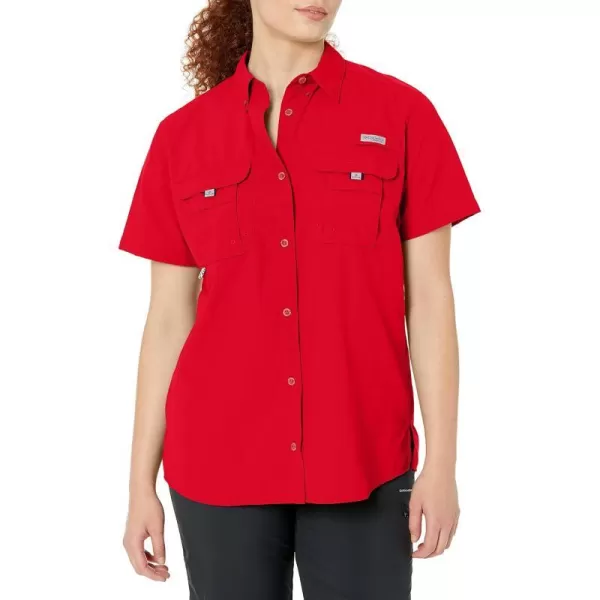 imageColumbia Womens Bahama Short Sleeve ShirtRed Spark