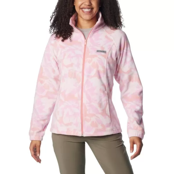 imageColumbia Womens Benton Springs Printed Full ZipSalmon Rose Peonies