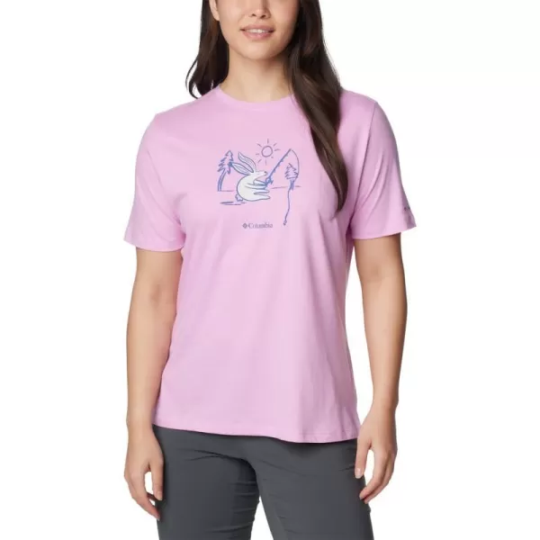 imageColumbia Womens Bluebird Day Relaxed Crew NeckCosmos HeatherHoppy Fishing