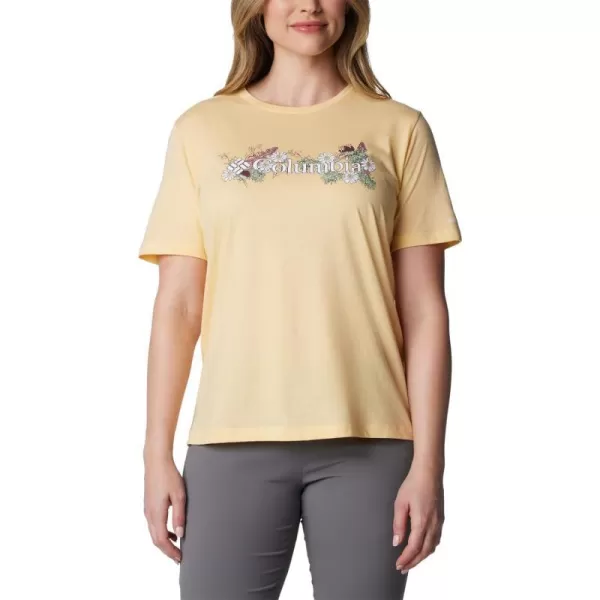 imageColumbia Womens Bluebird Day Relaxed Crew NeckSunkissed HeatherBranded Bouquet