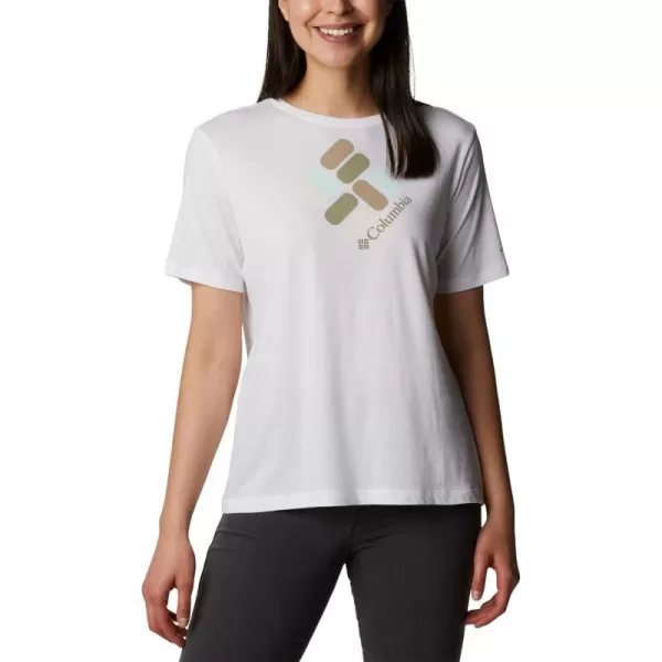 imageColumbia Womens Bluebird Day Relaxed Crew NeckWhiteCsc Gem Confetti