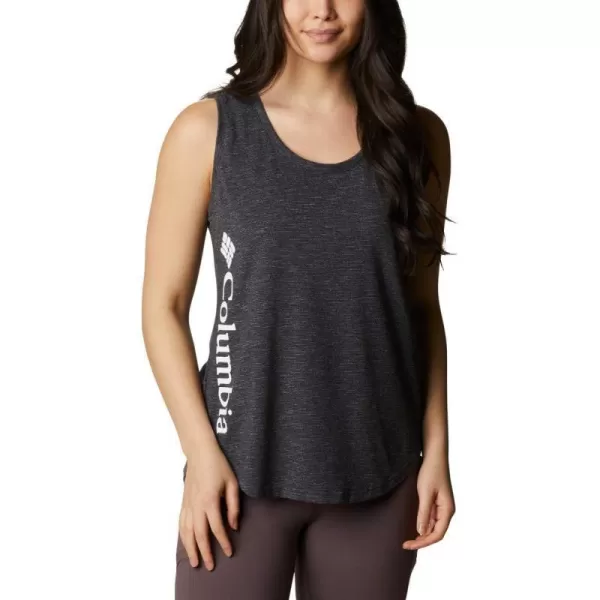imageColumbia Womens Cades Cape TankBlack  White Logo