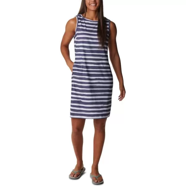 imageColumbia Womens Chill River Printed DressNocturnal Brush Stripe
