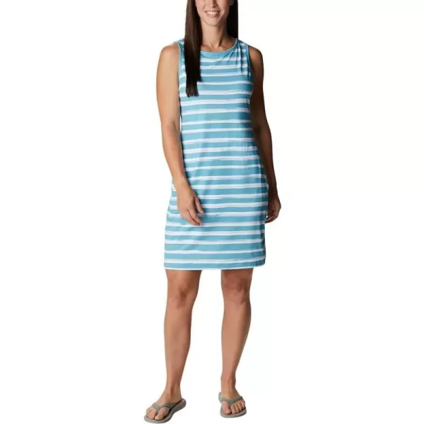 imageColumbia Womens Chill River Printed DressSea Wave Brush Stripe