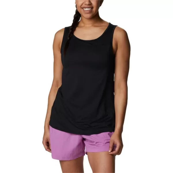 imageColumbia Womens Columbia Womens Chill River Tank Top Moisture Wicking Sun ProtectionBlack