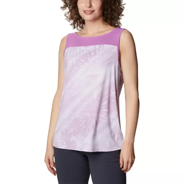 imageColumbia Womens Columbia Womens Chill River Tank Top Moisture Wicking Sun ProtectionBlossom PinkSunburst Print