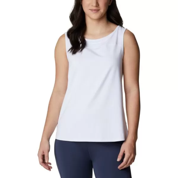 imageColumbia Womens Columbia Womens Chill River Tank Top Moisture Wicking Sun ProtectionWhite