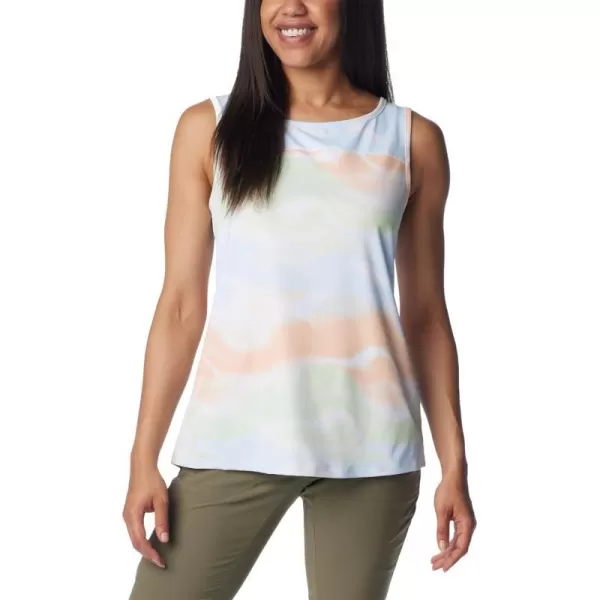 imageColumbia Womens Columbia Womens Chill River Tank Top Moisture Wicking Sun ProtectionWhite Undercurrent