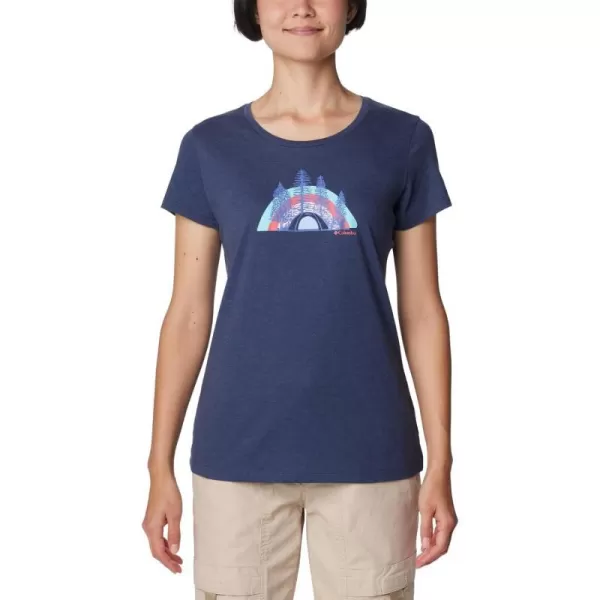 imageColumbia Womens Daisy Days Short Sleeve Graphic TeeNocturnal HeatherHappier Outdoors