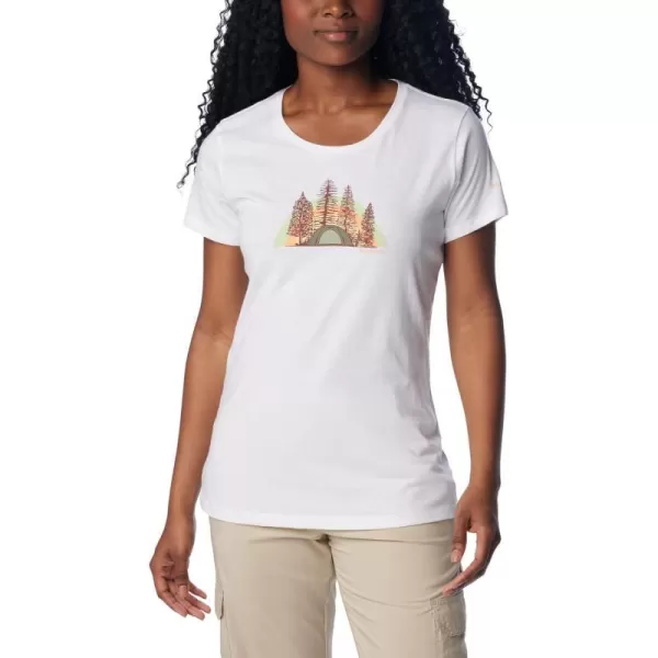imageColumbia Womens Daisy Days Short Sleeve Graphic TeeWhiteHappier Outdoors