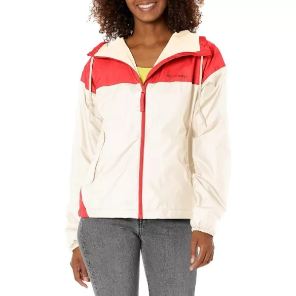 imageColumbia Womens Flash Challenger Lined WindbreakerChalkRed Lily