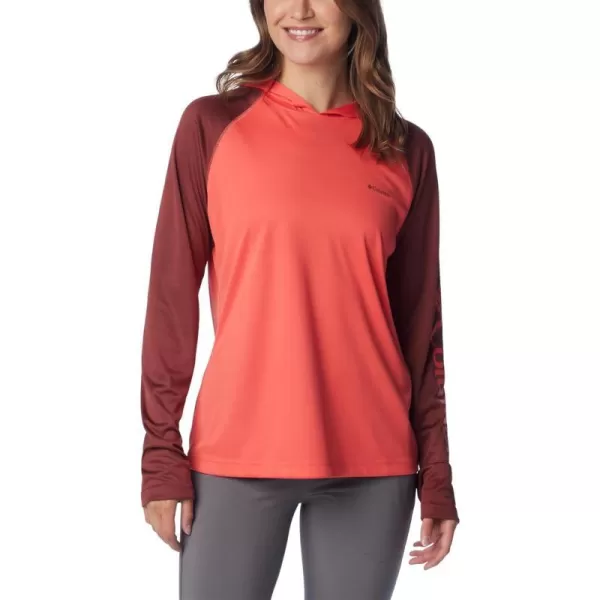 imageColumbia Womens Fork Stream Ls HoodieJuicySpiceJuicy Logo