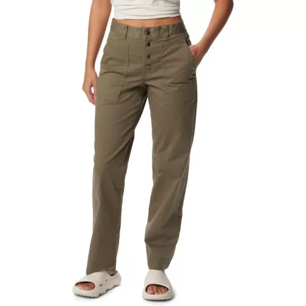 imageColumbia Womens Holly Hideaway Cotton PantStone Green