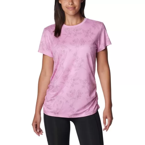 imageColumbia Womens Leslie Falls Short SleeveCosmos Tigerlines Tonal