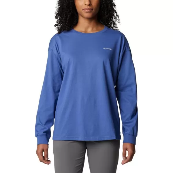 imageColumbia Womens North Cascades Branded Long Sleeve CrewEveVarsity Arch