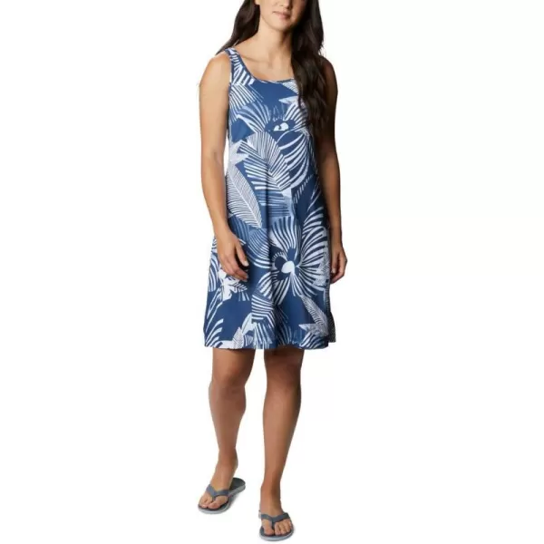 imageColumbia Womens PFG Freezer III DressCarbon Stencil Hibiscus Print