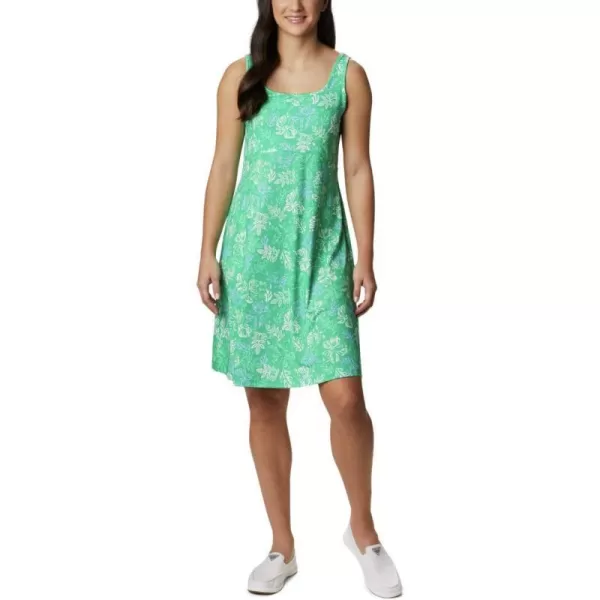 imageColumbia Womens PFG Freezer III DressEmerald City Archive Palms Print