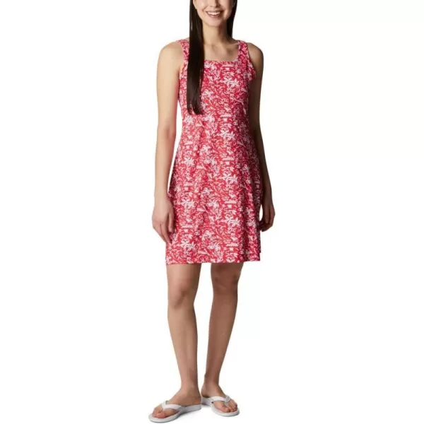 imageColumbia Womens PFG Freezer III DressRed Spark Kona Print
