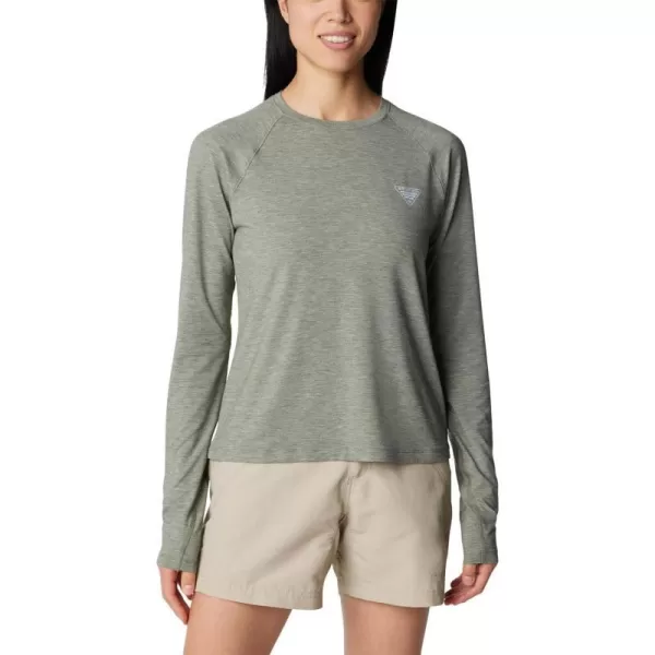 imageColumbia Womens PFG Uncharted Knit Long SleeveCypress Heather