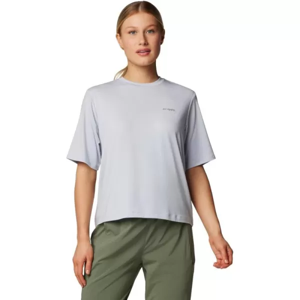 imageColumbia Womens Standard PFG Uncharted Tech Tee Short SleeveCirrus GreyW Best Cast
