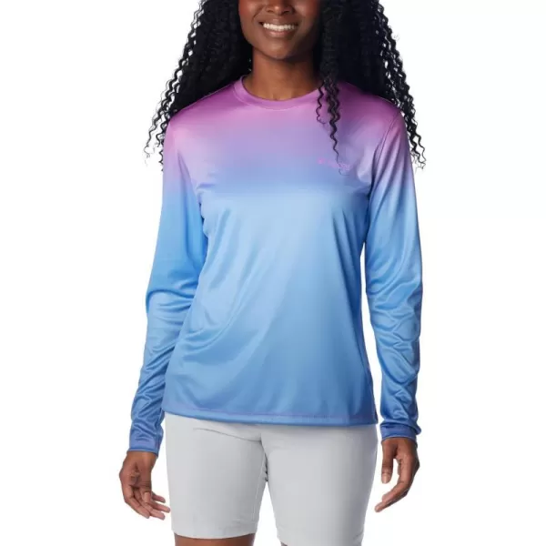imageColumbia Womens Standard Tidal Tee PFG Palm RiseBright Lavender GradientPalm Rise