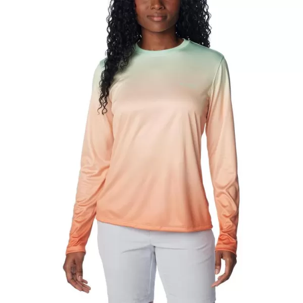 imageColumbia Womens Standard Tidal Tee PFG Palm RiseKey West GradientGroovy Grove