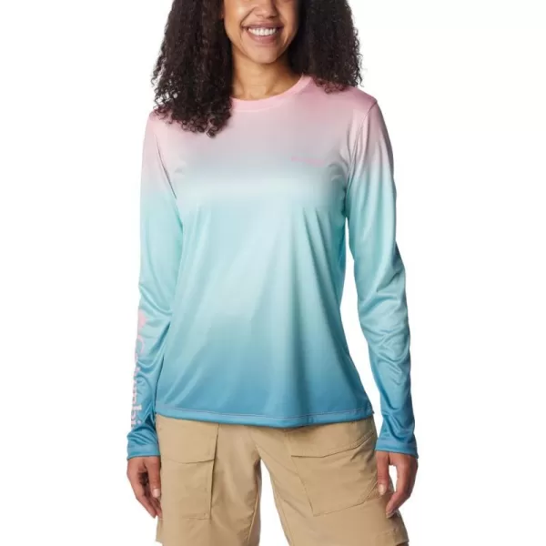 imageColumbia Womens Standard Tidal Tee PFG Palm RiseSorbet GradientPalm Rise