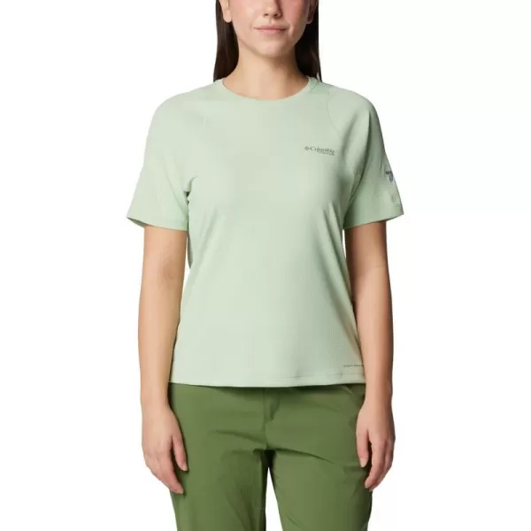 imageColumbia Womens Summit Valley Short Sleeve CrewSage Leaf