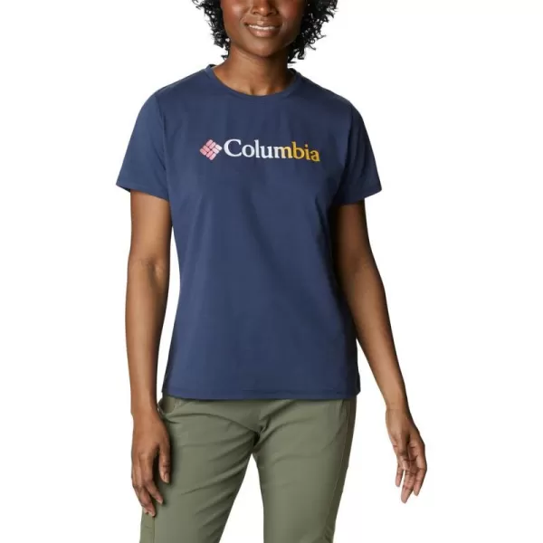 imageColumbia Womens Sun Trek Ss Graphic TeeNocturnalCsc Gradient