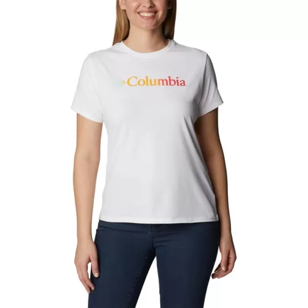 imageColumbia Womens Sun Trek Ss Graphic TeeWhiteBranded Gradient