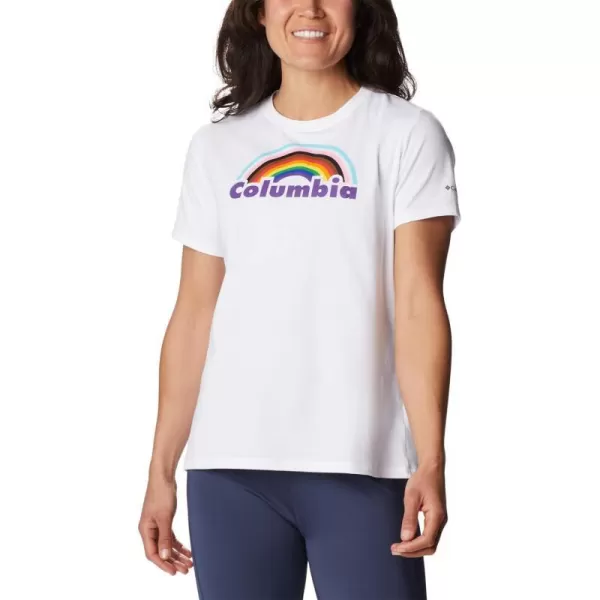 imageColumbia Womens Sun Trek Ss Graphic TeeWhiteColumbia Pride