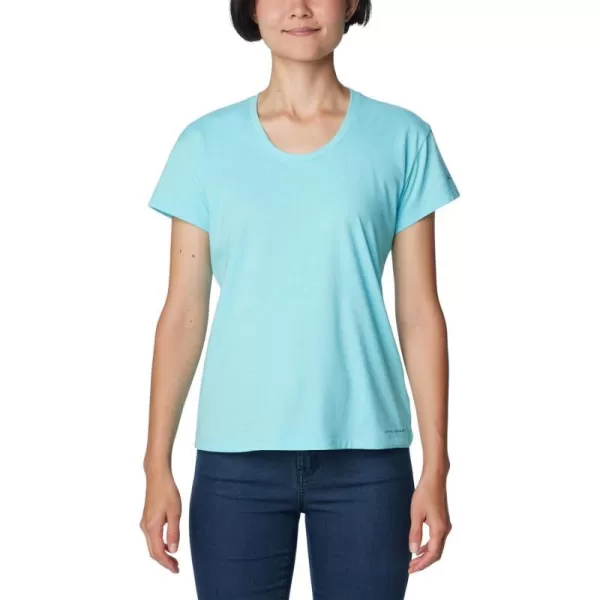 imageColumbia Womens Sun Trek Ss TeeAquamarine Heather