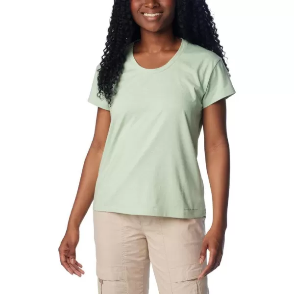 imageColumbia Womens Sun Trek Ss TeeSage Leaf Heather