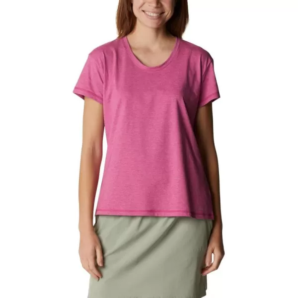 imageColumbia Womens Sun Trek Ss TeeWild Fuchsia Heather