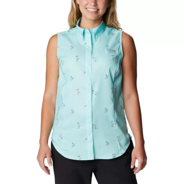 imageColumbia Womens Super Tamiami Sleeveless ShirtGulf Stream Bouquet Foray