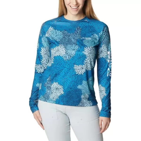 imageColumbia Womens Super Tidal Tee Long SleeveCarbon  Anemones