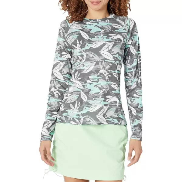 imageColumbia Womens Super Tidal Tee Long SleeveCity Grey Shorebreak
